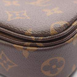 Pre Owned Louis Vuitton Metis Brown Monogram Canvas Shoulder Bag