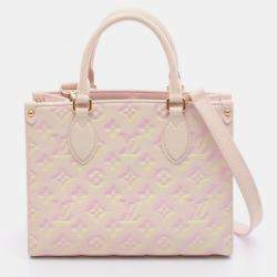 مملوكة مسبقًا Louis Vuitton On The Go PM LV Pink Empreinte Monogram Leather Tote Bag