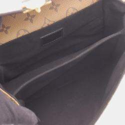 مملوكة مسبقًا حقيبة لوي فيتون ميتيس مونوغرام بني قماش للكتف