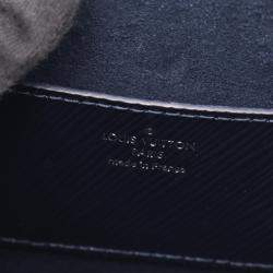 Pre Owned Louis Vuitton Twist MM Navy Epi Leather Chain Shoulder Bag