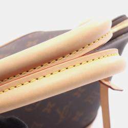Pre Owned Louis Vuitton Alma Brown Monogram Canvas Leather Handbag