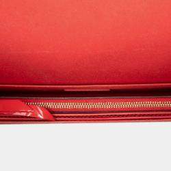 Pre Owned Louis Vuitton Red Monogram Vernis Pochette Felicie