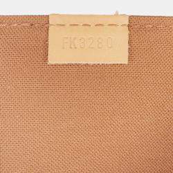 Pre Owned Louis Vuitton Brown Monogram Petit Sac Plat