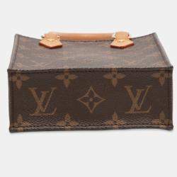 Pre Owned Louis Vuitton Brown Monogram Petit Sac Plat
