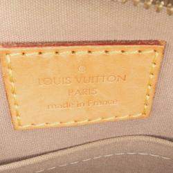Pre Owned Louis Vuitton Gold Monogram Vernis Alma BB