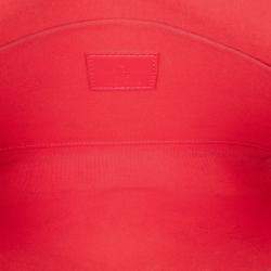 Pre Owned Louis Vuitton Red Monogram Vernis Pochette Felicie