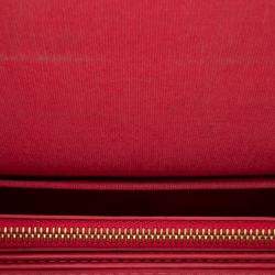 Pre Owned Louis Vuitton Red Monogram Vernis Pochette Felicie