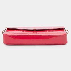 Pre Owned Louis Vuitton Red Monogram Vernis Pochette Felicie