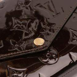 Pre Owned Louis Vuitton Purple Monogram Vernis Pochette Felicie