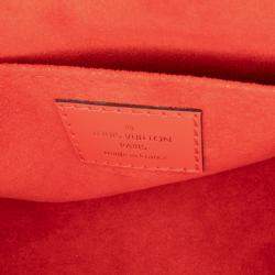 Pre Owned Louis Vuitton Red Epi Mini Alma