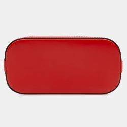Pre Owned Louis Vuitton Red Epi Mini Alma