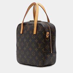 Pre Owned Louis Vuitton Brown Monogram Spontini