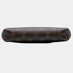 Pre Owned Louis Vuitton Brown Monogram Pallas Clutch