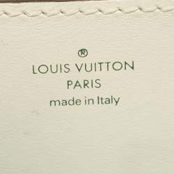 Pre Owned Louis Vuitton Cream Leather LV Pont 9 Bag