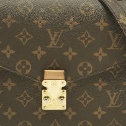 Pre Owned Louis Vuitton Monogram Canvas Pochette Metis Bag