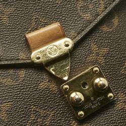 Pre Owned Louis Vuitton Monogram Canvas Pochette Metis Bag