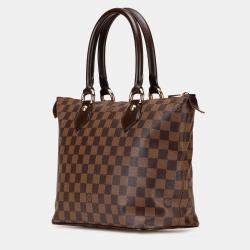 Pre Owned Louis Vuitton Brown Damier Ebene Saleya PM