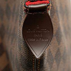 Pre Owned Louis Vuitton Brown Damier Ebene Saleya PM