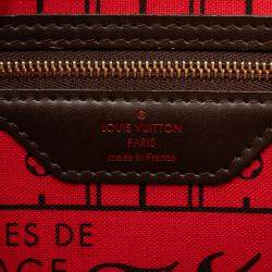 Pre Owned Louis Vuitton Brown Damier Ebene Neverfull PM