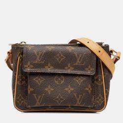 Pre Owned Louis Vuitton Brown Monogram Viva Cite PM