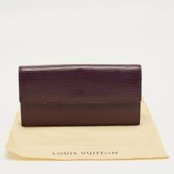 Pre Owned Louis Vuitton Cassis Epi Leather Sarah Wallet