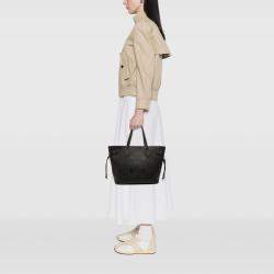 Pre Owned Louis Vuitton Black Monogram Giant Empreinte Neverfull MM