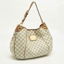 Pre Owned Louis Vuitton Damier Azur Canvas Galliera PM Bag