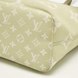 Pre Owned Louis Vuitton Sunset Khaki Monogram Canvas Neverfull MM Bag