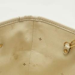 Pre Owned Louis Vuitton Sunset Khaki Monogram Canvas Neverfull MM Bag