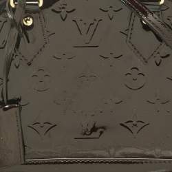 Pre Owned Louis Vuitton Amarante Monogram Vernis Alma BB Bag