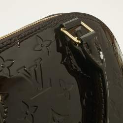 Pre Owned Louis Vuitton Amarante Monogram Vernis Alma BB Bag