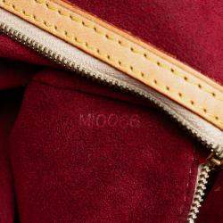 Pre Owned Louis Vuitton White Monogram Multicolore Aurelia MM