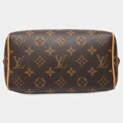 Pre Owned Louis Vuitton Brown Monogram Speedy Bandouliere 20