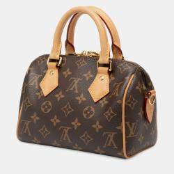 Pre Owned Louis Vuitton Brown Monogram Speedy Bandouliere 20