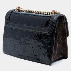 Pre Owned Louis Vuitton Black Monogram Vernis Wynwood