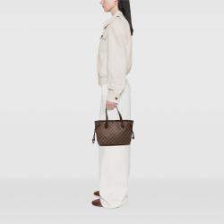 Pre Owned Louis Vuitton Brown Damier Ebene Neverfull PM