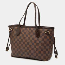 Pre Owned Louis Vuitton Brown Damier Ebene Neverfull PM