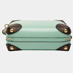 Pre Owned Louis Vuitton Green Vernis Miroir Venice
