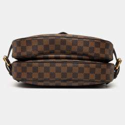 Pre Owned Louis Vuitton Brown Damier Ebene Highbury