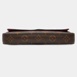 Pre Owned Louis Vuitton Brown Monogram Pochette Felicie