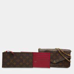 Pre Owned Louis Vuitton Brown Monogram Pochette Felicie