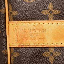 Pre Owned Louis Vuitton Brown Monogram Keepall Bandouliere 50