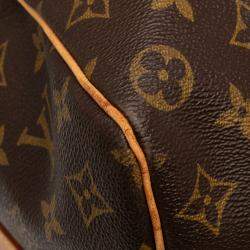 Pre Owned Louis Vuitton Brown Monogram Keepall Bandouliere 50
