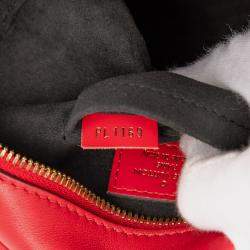 Pre Owned Louis Vuitton Red Monogram Vernis Boite Chapeau Souple PM