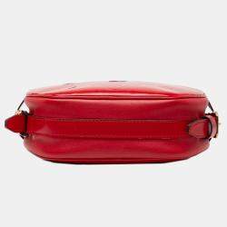 Pre Owned Louis Vuitton Red Monogram Vernis Boite Chapeau Souple PM