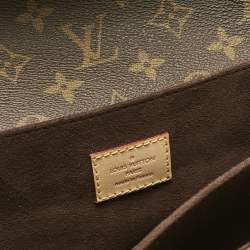 Pre Owned Louis Vuitton Monogram Canvas Pochette Metis Bag
