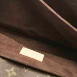 Pre Owned Louis Vuitton Monogram Canvas Pochette Metis Bag