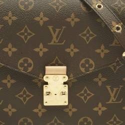 Pre Owned Louis Vuitton Monogram Canvas Pochette Metis Bag
