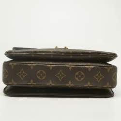Pre Owned Louis Vuitton Monogram Canvas Pochette Metis Bag