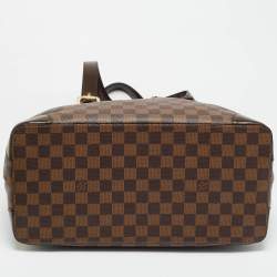 Pre Owned Louis Vuitton Damier Ebene Canvas Hampstead MM Bag